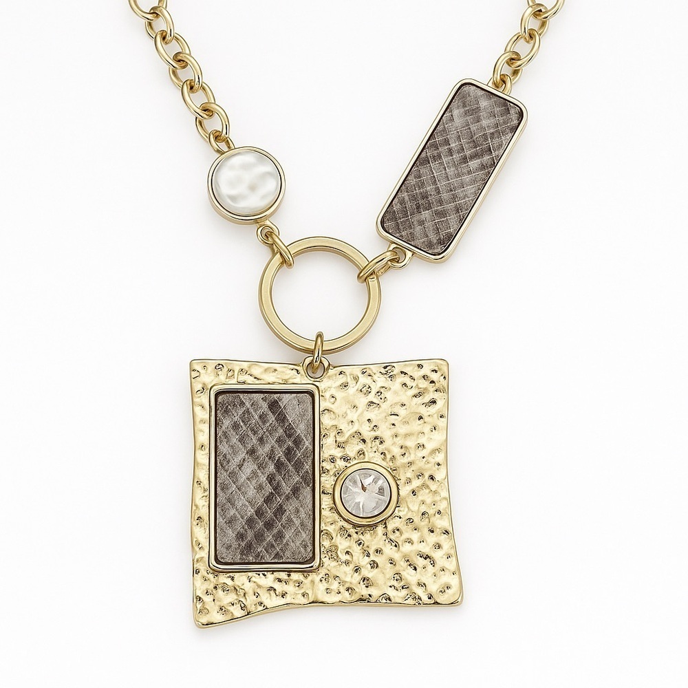 Abstract Gold Necklace Women’s Fashion Jewelry